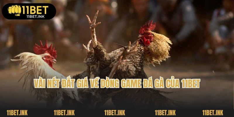 Vài nét đắt giá về dòng game đá gà của 11Bet
