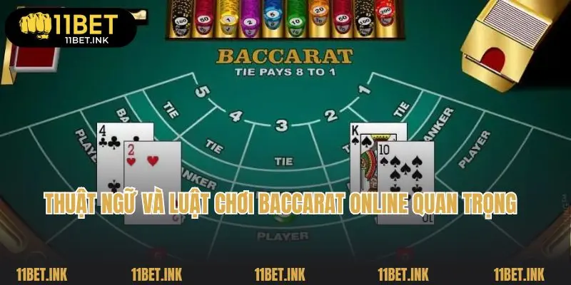 Thuật ngữ và luật chơi baccarat online quan trọng