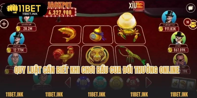 Quy luật cần biết khi chơi bầu cua đổi thưởng online